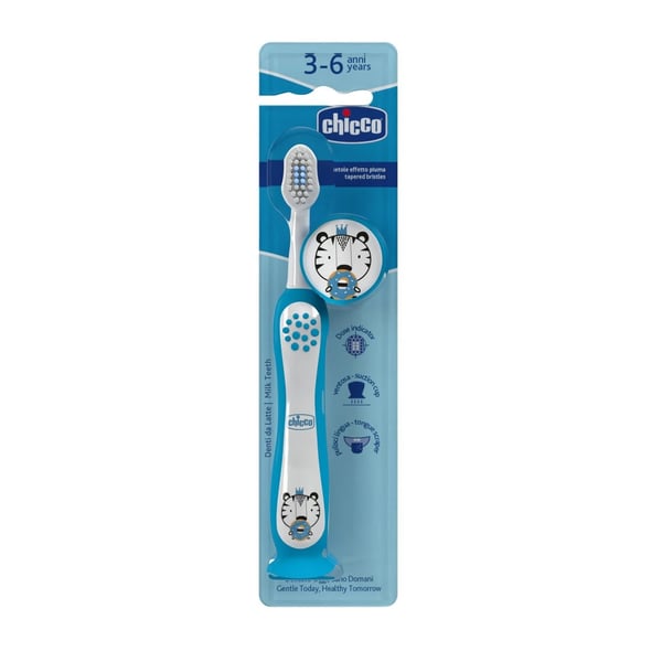 7306332-Chicco Escova de Dentes de Leite Tigre 3-6A.webp